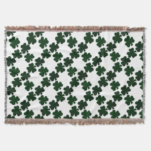 Manta Shamrock verde oscuro