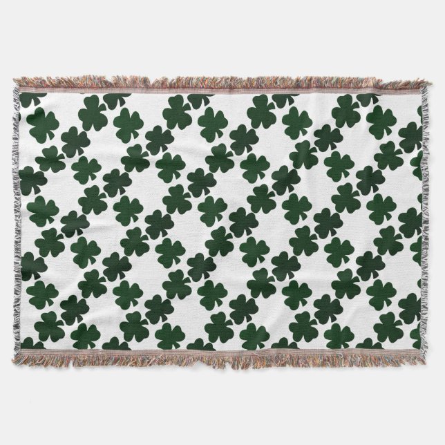 Manta Shamrock verde oscuro (Anverso)