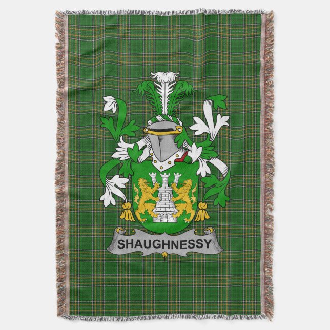 Manta Shaughnessy irlandés o O_Shaughnessy Coat of Arms  (Frente vertical)
