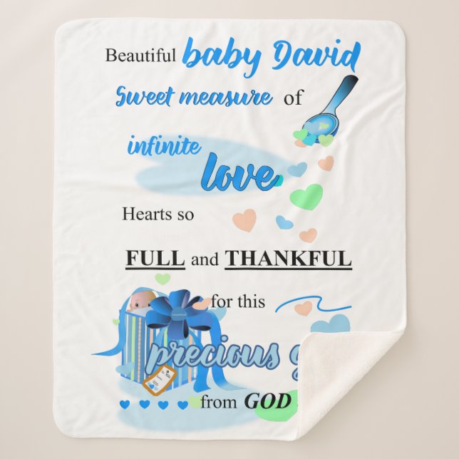 Manta sherpa (Anverso)