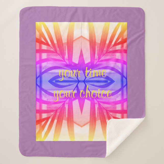 Manta sherpa (Anverso)