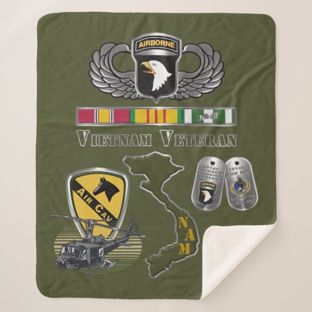 Manta Sherpa 101ª División Aérea Vietnam Air Cav (Anverso)