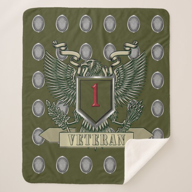 Manta Sherpa 1.ᵉʳ Veterano de la División de Infantería (Anverso)