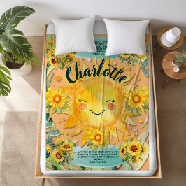 Manta Sherpa 1 Juan 1:7, Mujeres cristianas Sunshine Blanket