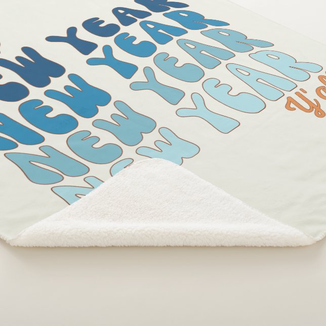 Manta Sherpa 2024 Feliz Año Nuevo (3/4)