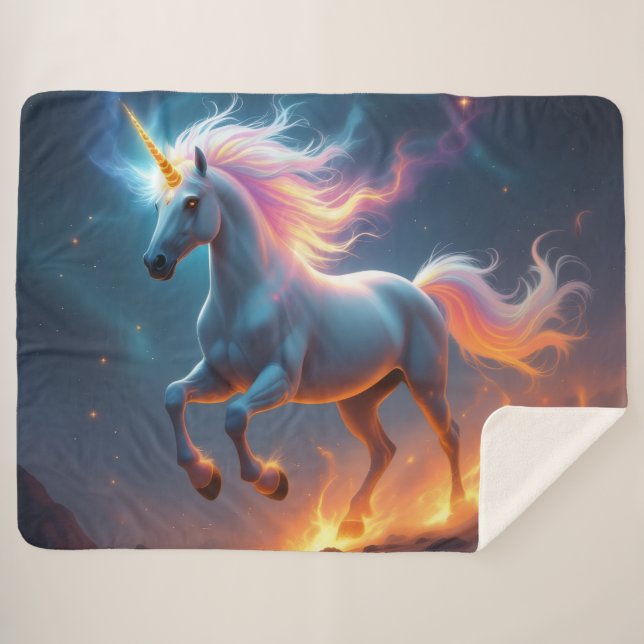 Manta Sherpa „2026 – Das Jahr des Feuerpferds“ (Anverso (horizontal))