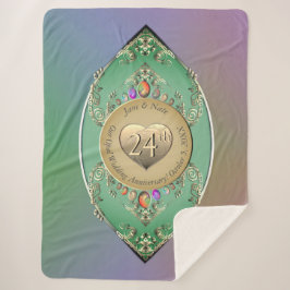 Manta Sherpa 24° Aniversario de Opal Boda