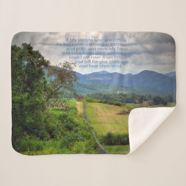 Manta Sherpa 2 Crónicas 7:14 (Anverso (horizontal))