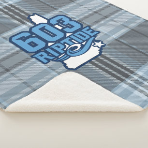 Manta Sherpa 603 Riptide Sherpa Blanket (Placa gris)