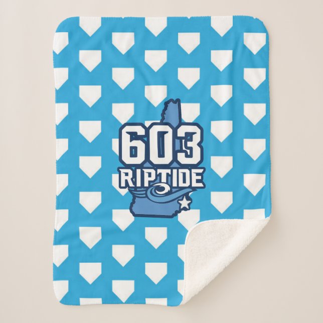 Manta Sherpa 603 Riptide Sherpa Blanket (placa para el hogar) (Anverso)