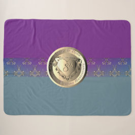 Manta Sherpa 8.º Boda Aniversario del Emblema de Bronce