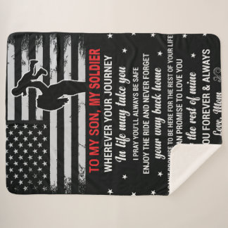 Manta Sherpa A mi hijo Sherpa Blanket