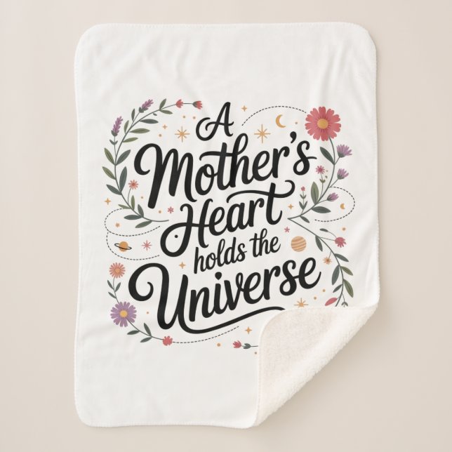 Manta Sherpa A Mother's Heart Holds The Universe (Anverso)