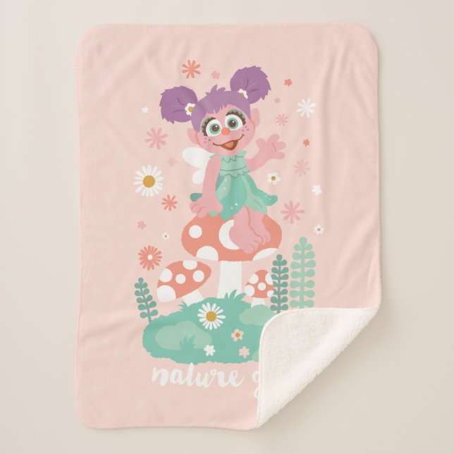 Manta Sherpa Abby Cadabby | Chica de Naturaleza (Anverso)