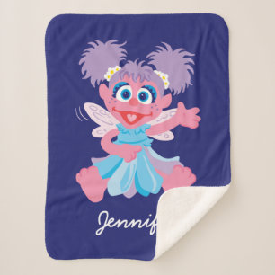 Manta Sherpa Abby Cadabby Fairy Añadir su nombre