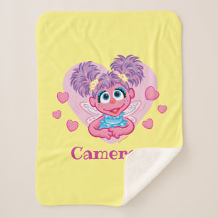 Manta Sherpa Abby Cadabby Valentine Hearts Graphic