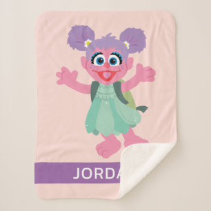 Manta Sherpa Abby Cadabby Woodland Añadir su nombre