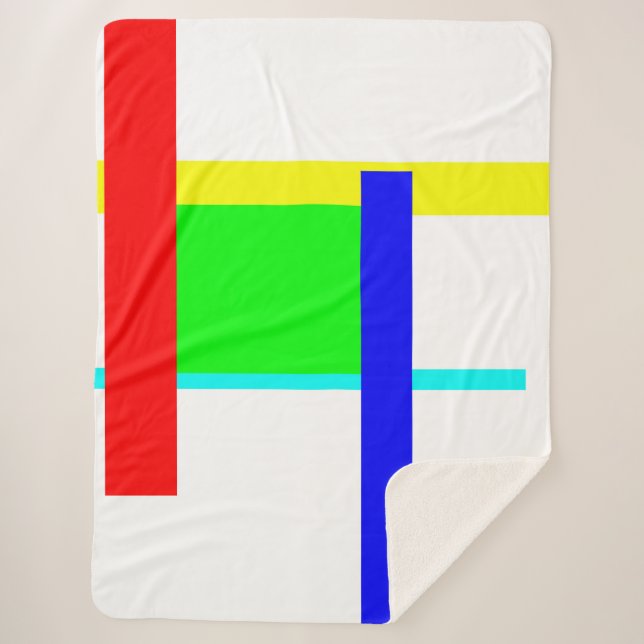 Manta Sherpa Abrazo de colores (Anverso)