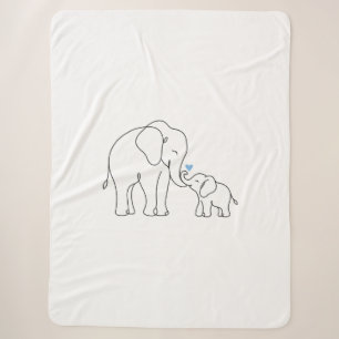 Manta Sherpa Abrazo de Elefante Suave