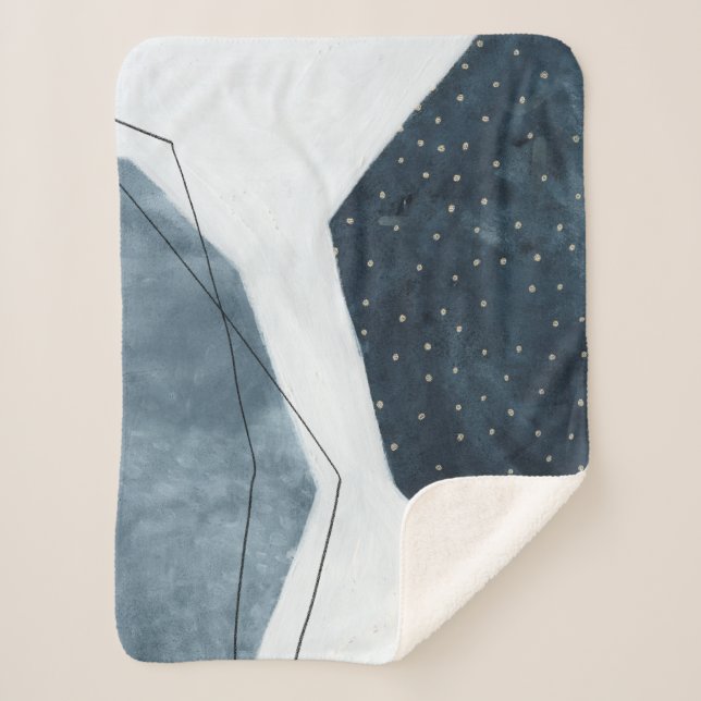 Manta Sherpa Abstracción adyacente (Anverso)