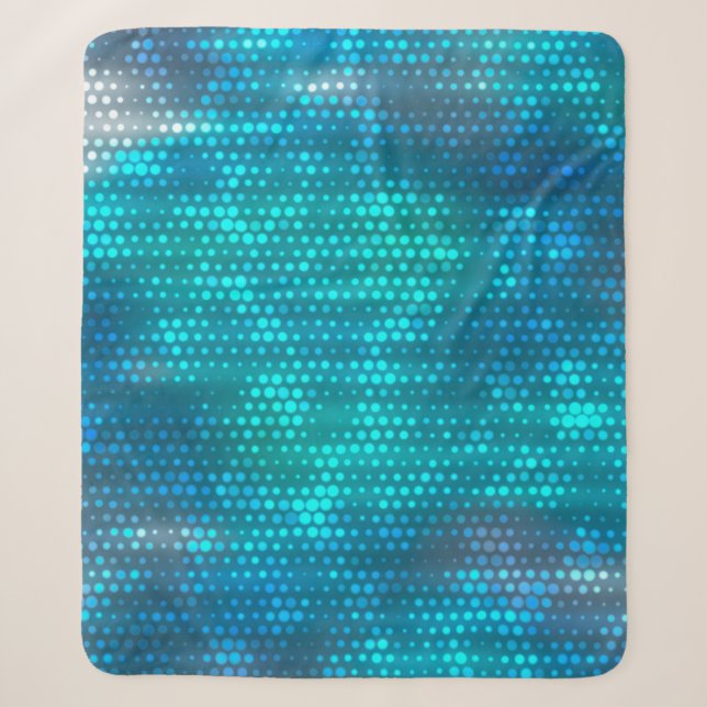 Manta Sherpa Abstract blue creative background (Anverso)