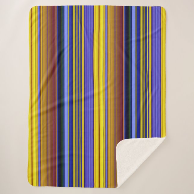Manta Sherpa Abstract Stripes Design 1 (Anverso)