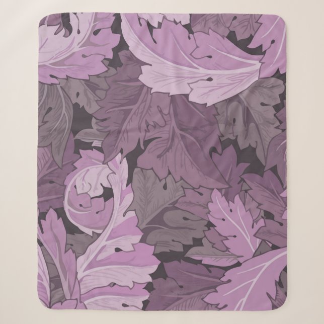 Manta Sherpa Acanthus, William Morris (Anverso)