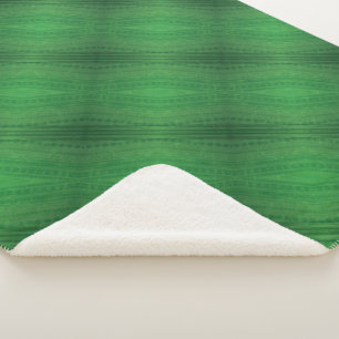 Manta Sherpa Aceptación   Patrón de boho ecléctico verde