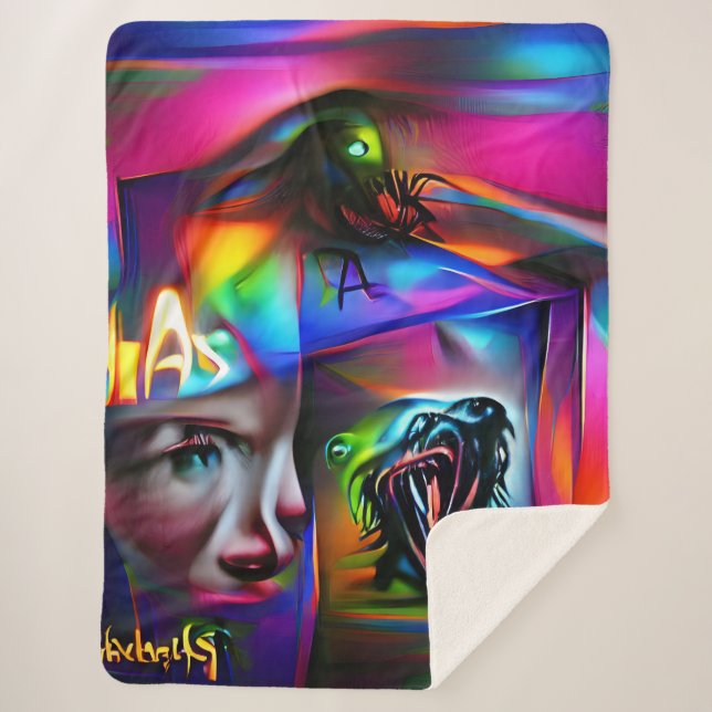 Manta Sherpa Aclulofobia (Anverso)