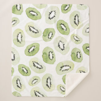 Manta Sherpa Acuarela artística: diseño sin manchas