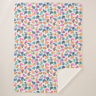 Manta Sherpa Acuarela de piel de pescado