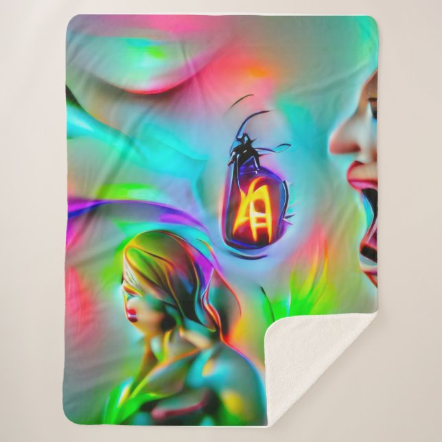 Manta Sherpa Acusticofobia (Anverso)