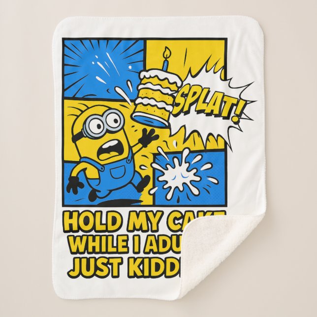 Manta Sherpa Adulto simplemente bromeando (Anverso)