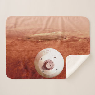 Manta Sherpa Aeródromo Con Perseverancia Rover Descent To Mars