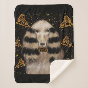 MANTA SHERPA AFGHAN HOUND ORO