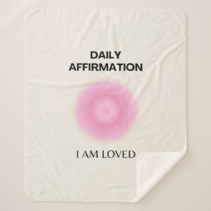 Manta Sherpa Afirmación diaria, Afirmación positiva, Espiritual