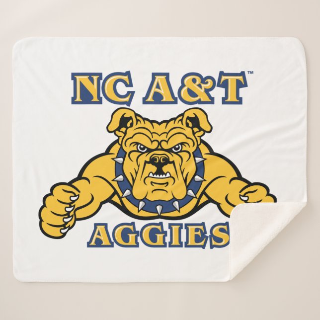 Manta Sherpa Agencias de A&T de CN | Bulldog Aggie (Anverso (horizontal))