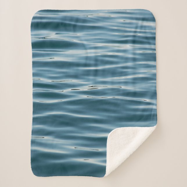 Manta Sherpa Agua de mar por la mañana (Anverso)