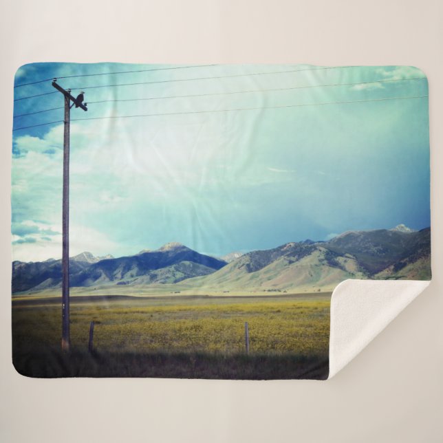 Manta Sherpa Águila erguida (Anverso (horizontal))