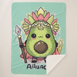 Manta Sherpa Ahuacatl Guerrero Azteca Aguacate
