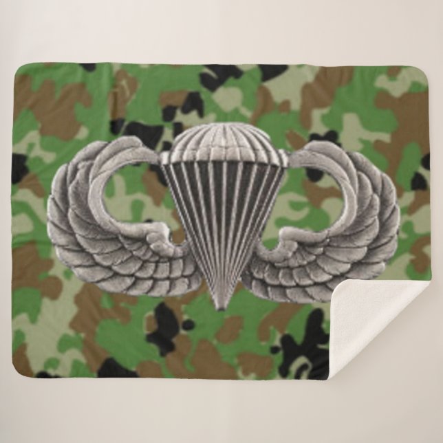 MANTA SHERPA ALAS DE PLATA (Anverso (horizontal))