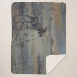 Manta Sherpa Alce Majestuoso