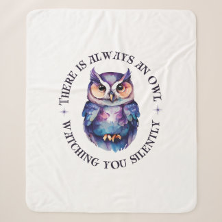 Manta Sherpa 🦉 "Alguien siempre está mirando en silencio"
