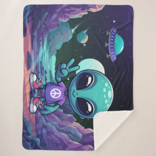Manta Sherpa Alien y barco espacial por la paz
