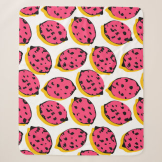 Manta Sherpa all over lemon patternabstract,art,background,cart