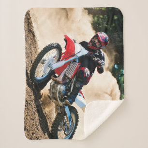 Manta Sherpa almohada de lanzamiento de motocross