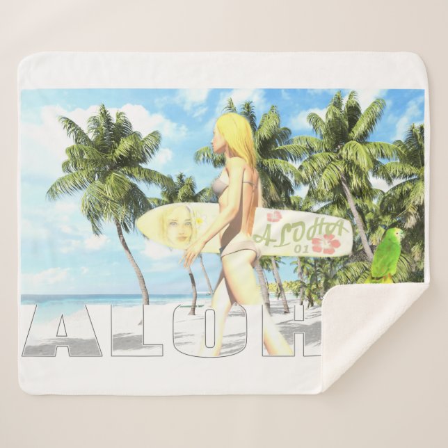 Manta Sherpa Aloha 01 (Anverso (horizontal))