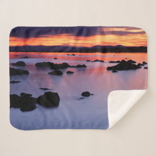 Manta Sherpa Amanecer en Black Point de Mono Lake