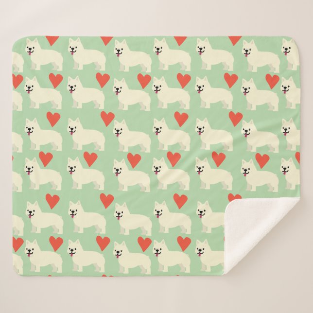 Manta Sherpa Amante de Frenchie (Anverso (horizontal))