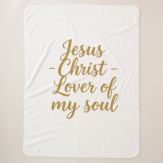 Manta Sherpa Amante de Mi Alma Jesús Cristo
